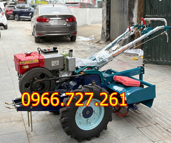 Máy xới đất chạy dầu dắt tay Quế Hoa GN61 đầu nổ D15