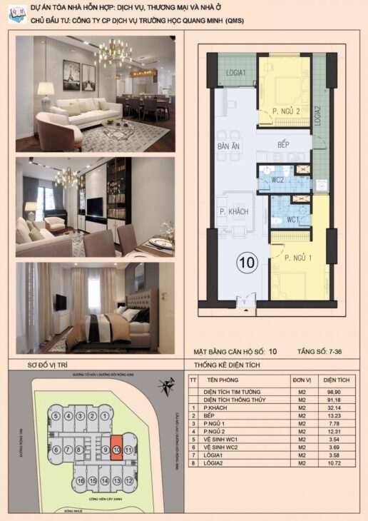 QMS Top Tower Tố Hữu – Nam Từ Liêm – Hà Nội