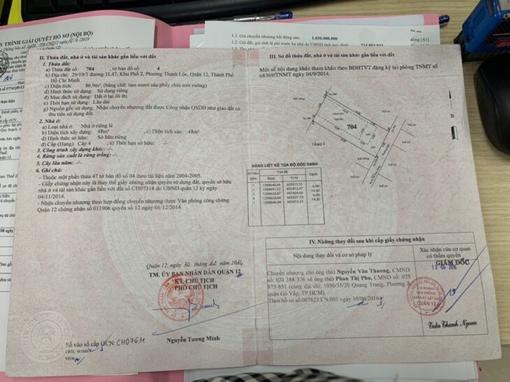 7. -CẶP NHÀ SỔ HỒNG -3PN- THẠNH LỘC 47-43M2 THỔ CƯ-2,43 TỶ