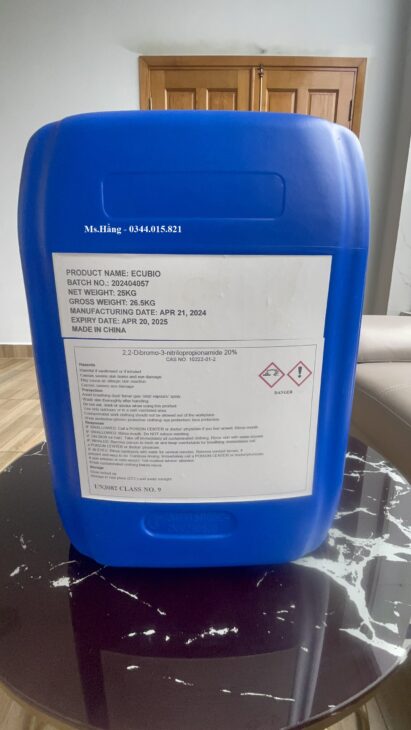 Ecubio – DBNPA diệt khuẩn an toàn, ngăn ngừa nấm gây hại, xử lý nước ao hồ Ecubio – DBNPA diệt khuẩn an toàn, ngăn ngừa nấm gây hại, xử lý nước ao hồ