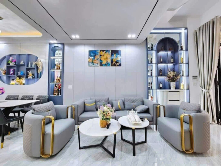 KHU SÀI GÒN MỚI-NHÀ BÈ – TẶNG FULL NỘI THẤT – 4 TẦNG – 66M2 – 6TỶ2