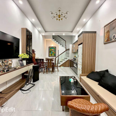 Nhà khu phân lô Lê Chân, 40m 4 tầng, đường 10m cực đẹp, giá 4.45 tỉ gần Chợ Hàng Mới