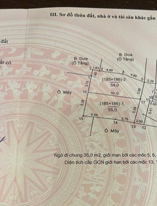 Bán đất Đức Thượng, 55m gần QL 32, Vành đai 4, giá đầu tư.