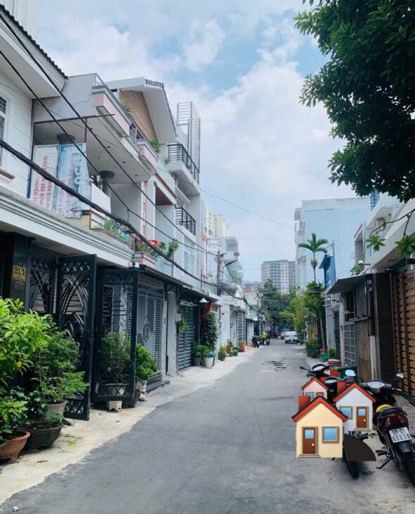 NHÀ RIÊNG 4 TẦNG – DT: 5M x 13M(65M2) – ĐƯỜNG SỐ 10 – LÝ PHỤC MAN – BÌNH THUẬN – QUẬN 7 – NHỈNH 11