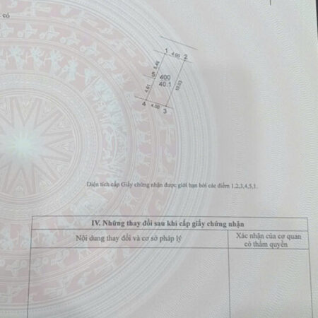 BÁN ĐẤT 40.1M2 CỔ DƯƠNG TIÊN DƯƠNG ĐÔNG ANH – THÔNG Ô TÔ – GIÁ HƠN 3 TỶ