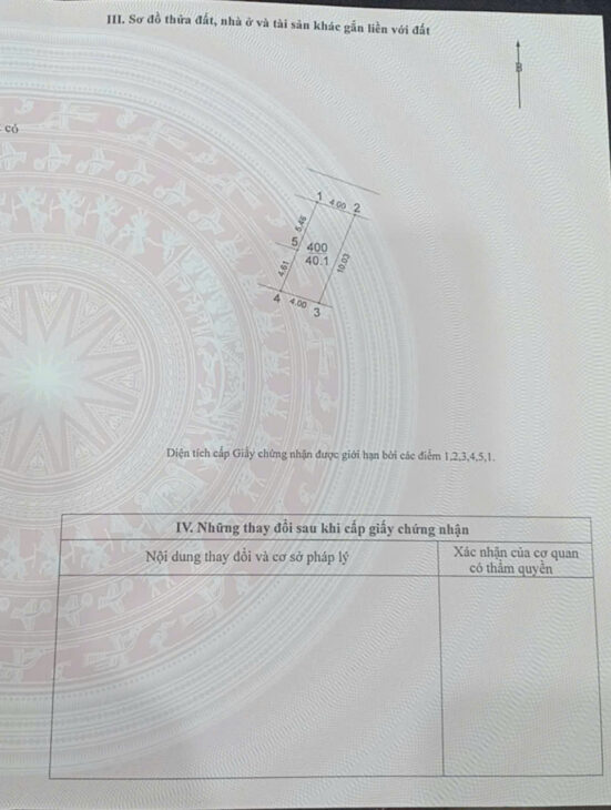 BÁN ĐẤT 40.1M2 CỔ DƯƠNG TIÊN DƯƠNG ĐÔNG ANH – THÔNG Ô TÔ – GIÁ HƠN 3 TỶ