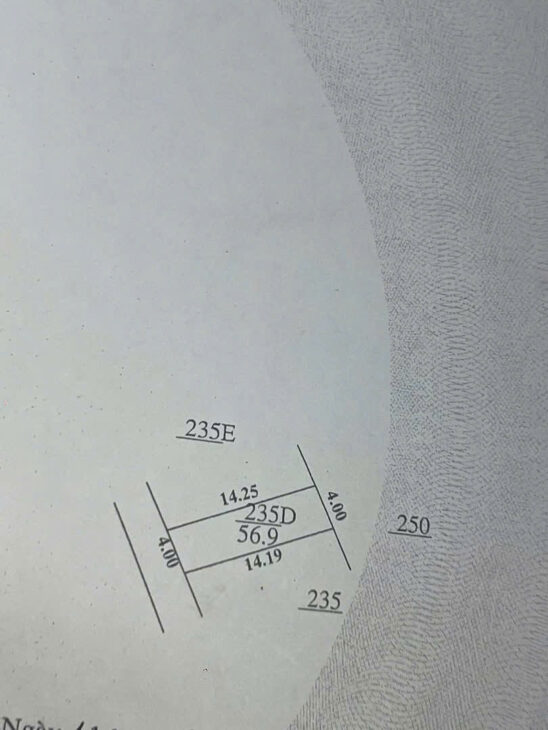 Bán đất Vân Côn, tặng thêm căn nhà cũ, cách 10m đường 2 ô tô tránh,dt 56m