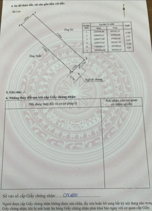 Bán đất tặng nhà cấp 4 Trại Lẻ, 72m, GIá 2.65 tỉ