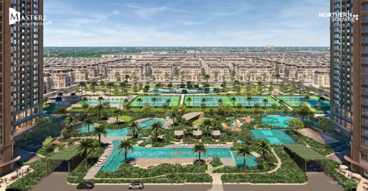 Chung cư Masteri Trinity Square – Vinhomes Ocean Park 2, Căn 1PN+ diện tích 49,3m2 hướng Đông Nam