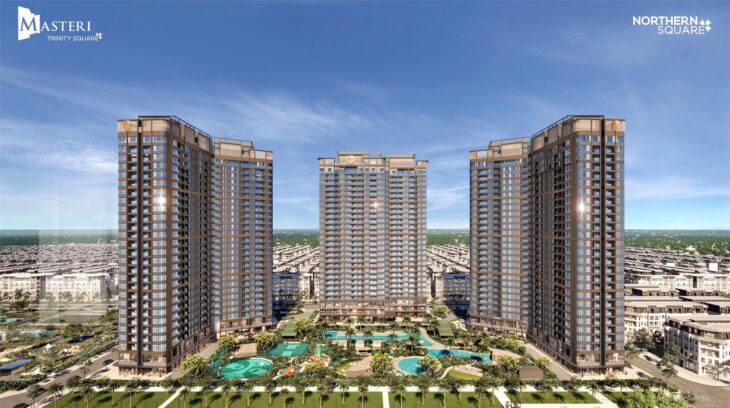 Vốn chỉ từ 1,3 tỷ vốn ban đầu có thể đầu tư sở hữu căn hộ 3PN +1 – DT: 103m², tầng trung hướng Đông