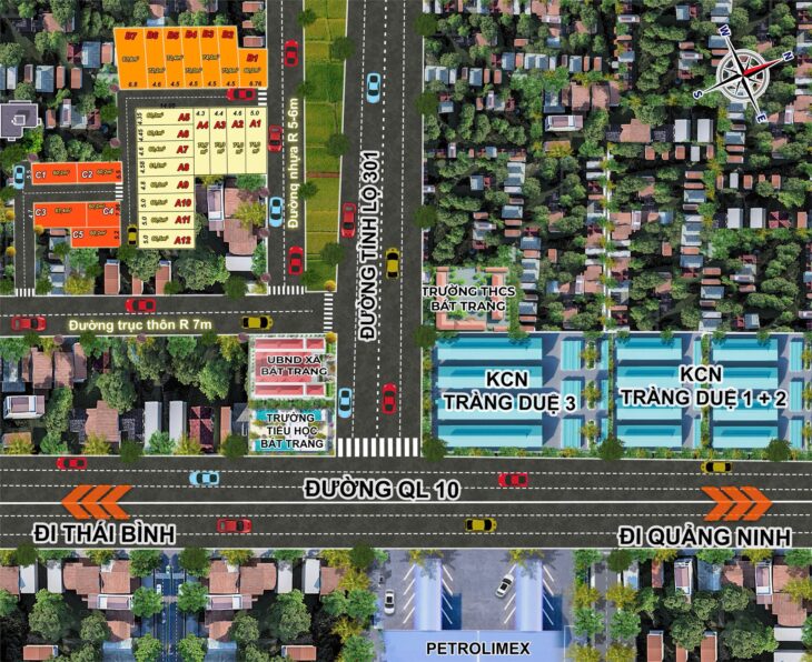 ĐẤT VỊ TRÍ ĐẸP – GIÁ TỐT – BÁN 24 LÔ ĐẤT Ven KCN TRÀNG DUỆ 3, HẢI PHÒNG