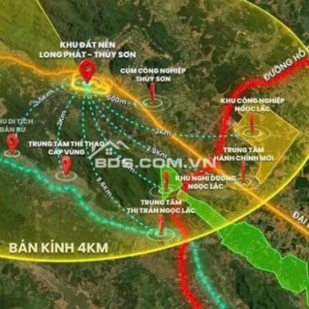 Đất Nền Long Phát – Thúy Sơn,Gần Khu Công Nghiệp – Nhiều Tiện Ích Sẵn Sổ Đỏ -Sang Tên Ngay, Giá Cực