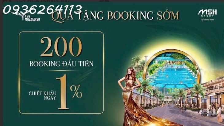 CHÍNH THỨC NHẬN BOOKING VỚI MỨC GIÁ SAU CK CHƯA TỚI 6 TỶ