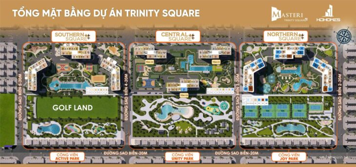 BÁN CĂN HỘ 2PN TẤNG TRUNG TẠI MASTERI TRINITY SQUARE – VINHOMES OCEAN PARK 2.