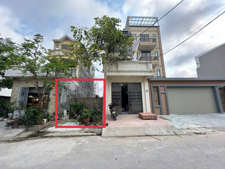 Đất tuyến 2 Bùi Viện – Khu 4 Vĩnh Niệm, 84m, đường 12m, giá 65 tr/m, gần VinMec