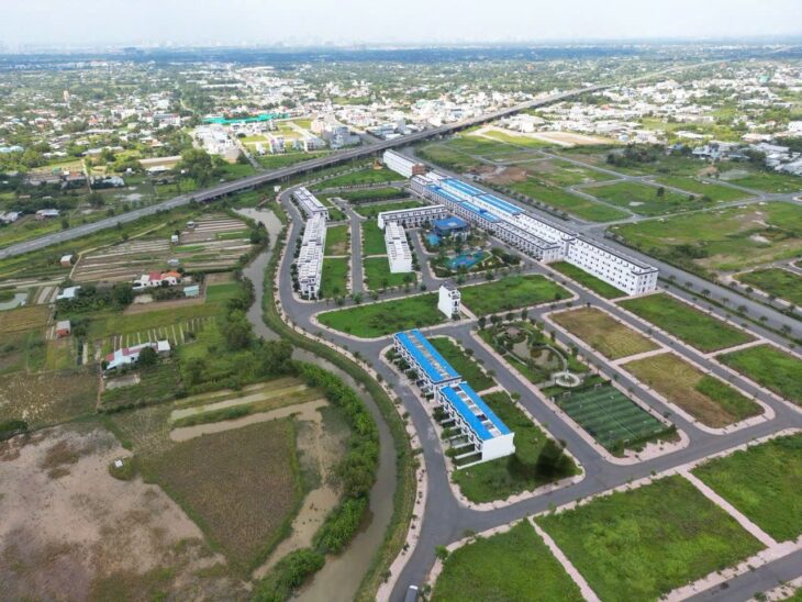 ĐẤT CHÍNH CHỦ – 2 MẶT TIỀN – KDC The Sol City Đường Vĩnh Phú 41, Long Thượng, Cần Giuộc, Long An