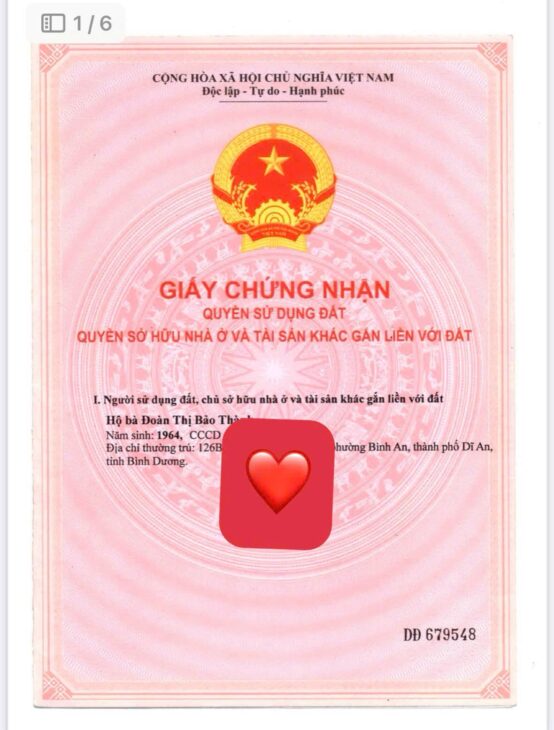 ĐẤT ĐẸP – GIÁ TỐT – Cần Bán Nhanh Lô Đất Đẹp Vị Trí Tại Thành Phố Dĩ An, Tỉnh Bình Dương