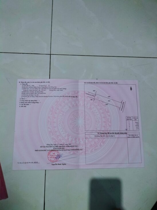 ĐẤT ĐẸP – GIÁ TỐT – Cần Bán nhanh lô đất vị trí đẹp tại huyện Trảng Bom, tỉnh Đồng Nai