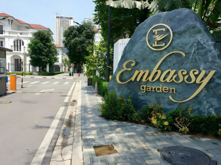 BÁN BT ĐƠN LẬP EMBASSY GARDEN – GIÁ 188 TỶ – CHO THUÊ DÒNG TIỀN 2TỶ/NĂM.