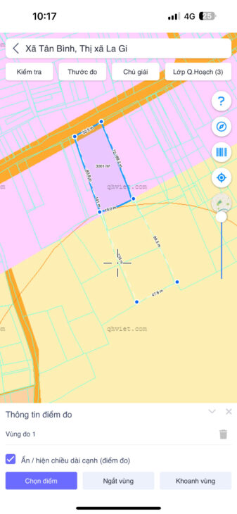 Bán 7612m2 đất ODT Đường Nguyễn Thông – TX LaGi giá ngộp 780k/m2