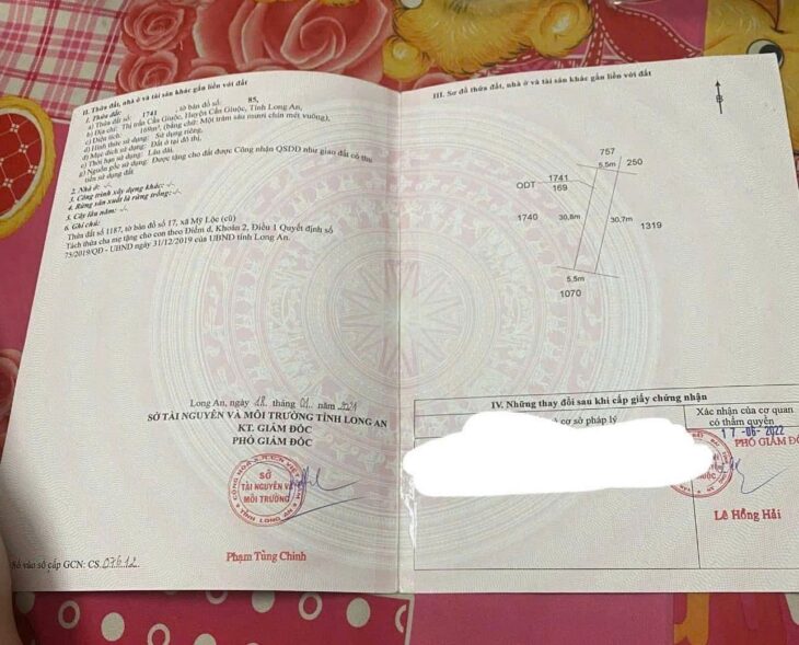 CHÍNH CHỦ CẦN BÁN LÔ ĐẤT THỔ CƯ GIÁ TỐT Vị Trí Tại Thị Trấn Cần Giuộc, Tỉnh Long An