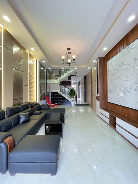 Nhà mới đẹp HXH thông TX24 gần Tô Ngọc Vân, 116m2, 4 tầng, 4PN + PT, ở và làm VP CTy ngon