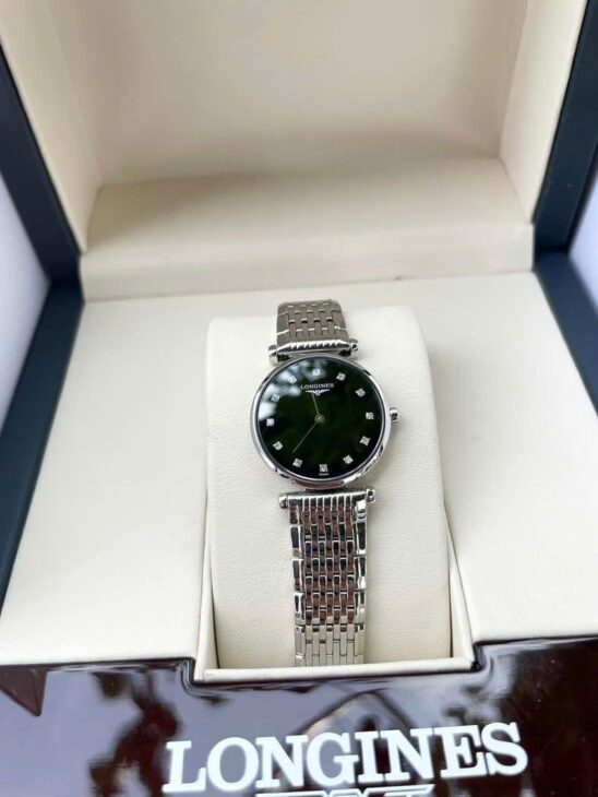 ĐH Nữ : Longines La Grande Classique L4.209.4.58.6 Siêu mỏng Cọc số 12 viên Kim Cương