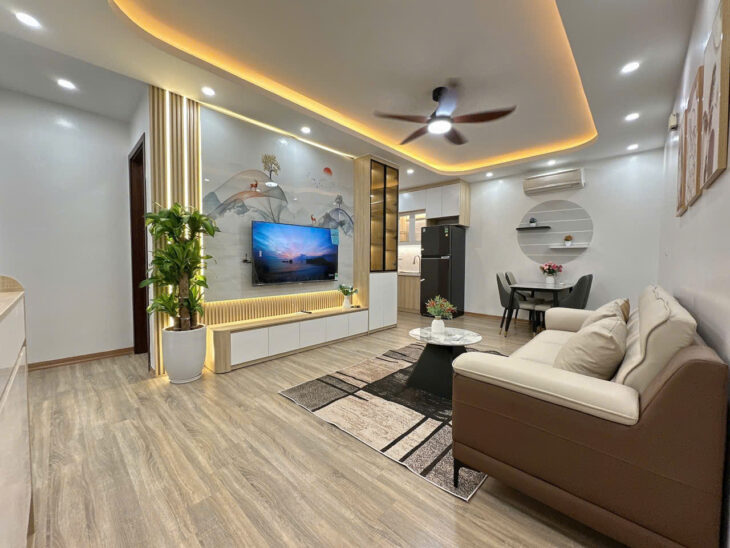Bán căn hộ chung cư Rice City Linh Đàm 58m2, sổ đỏ, full nội thất mới, 4.2x tỷ