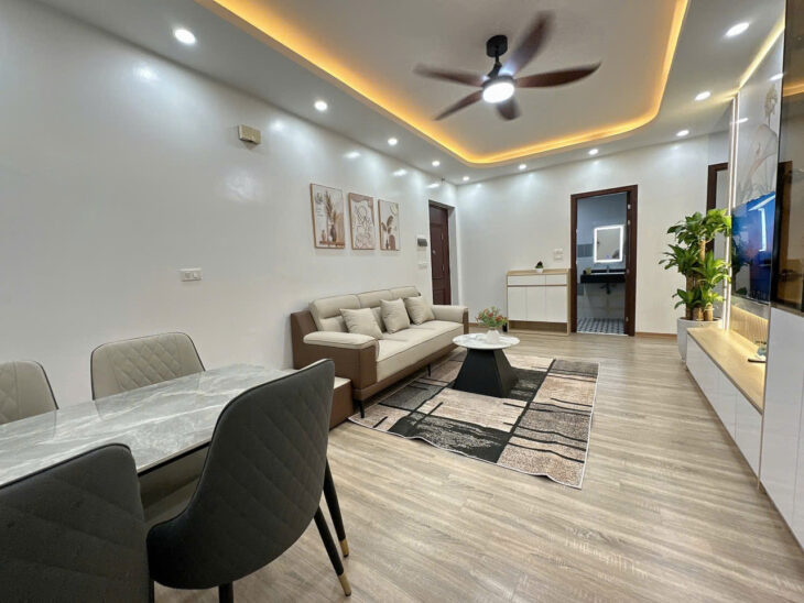 Bán căn hộ chung cư Rice City Linh Đàm 58m2, sổ đỏ, full nội thất mới, 4.2x tỷ