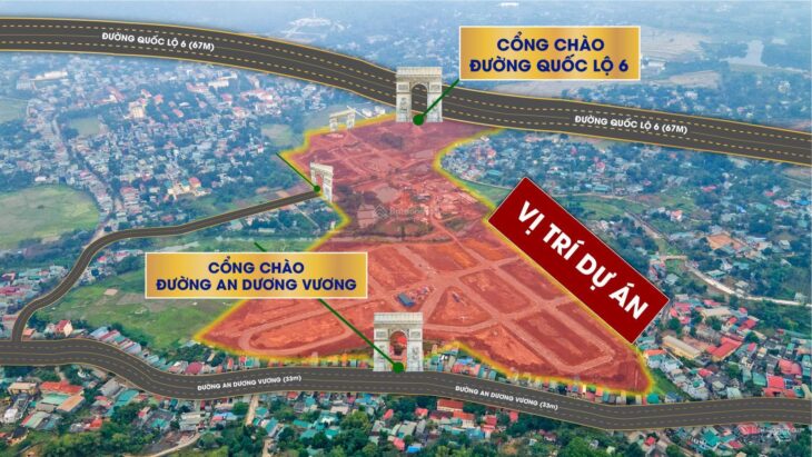 Quỹ đất nền giá đầu tư đợt 1 TP Hòa Bình. Cơ hôi x2 x3 tài sản.