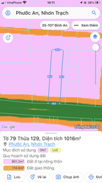 Bán đất MT Hùng Vương 15x68m (100m2 TC) giá 16,3 tỷ