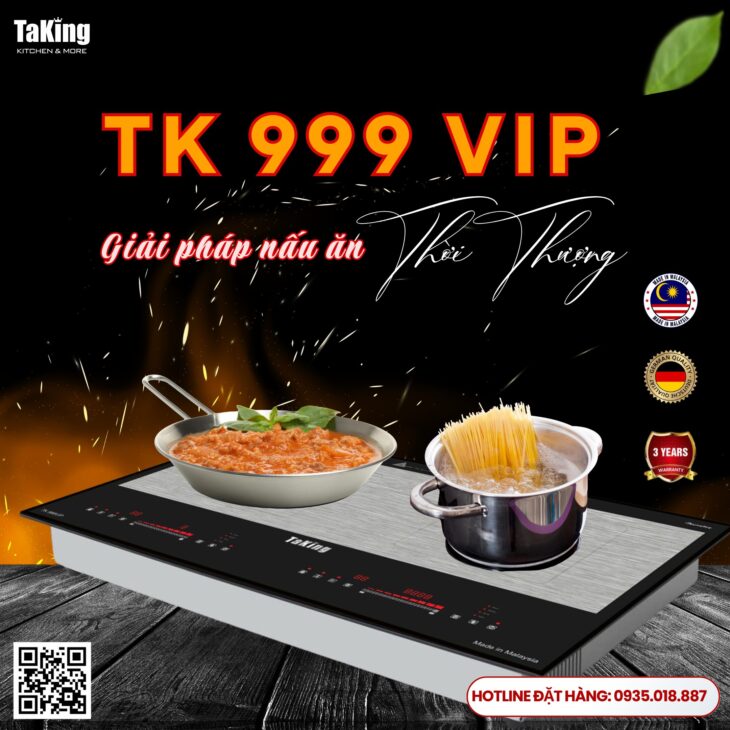 Bếp từ đôi TK 999VIP TaKing – Nâng tầm không gian bếp hiện đại