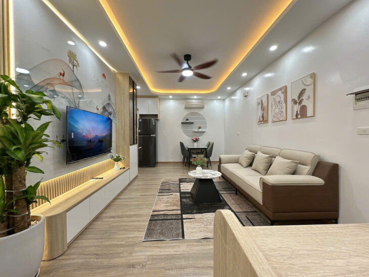 Bán căn hộ chung cư Rice City Linh Đàm 58m2, sổ đỏ, full nội thất mới, 4.2x tỷ