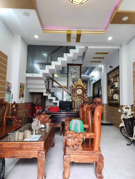 Bán nhà hẻm Lê Văn Khương, Q.12. 75m2, 4 tầng, 6PN. SH, giá 7.5 tỷ. LH: 0919159168