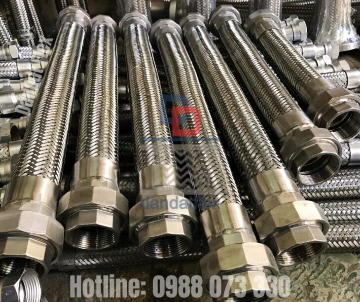ỐNG MỀM INOX 304 | ỐNG MỀM CÔNG NGHIỆP CHỊU NHIỆT CAO | ỐNG MỀM INOX CÓ BỌC PJ CHỐNG CHÁY|ỐNG MỀM