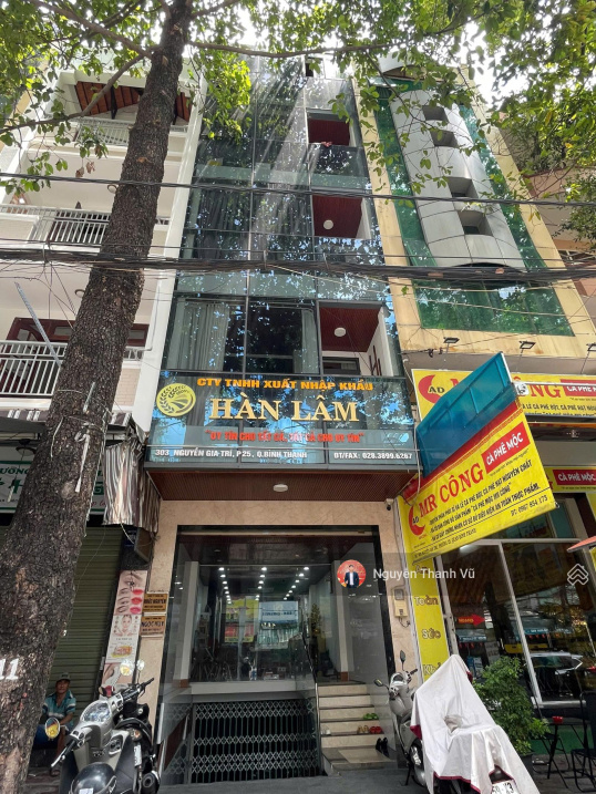 Bán Tòa nhà Hầm 5 tầng – 2 Mặt tiền Nguyễn Gia Trí P25, HĐT 80 triệu/th, DTS ~ 400m2. Chỉ 26.9 tỷ