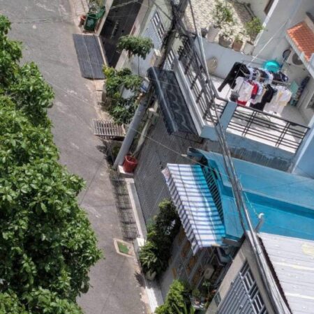 Nhà đẹp khu phân lô, hẻm nhựa 8m 1 sẹc sát mặt tiền* Ngang 5 x 17,5m gồm 1 trệt 2 tầng sân thượng