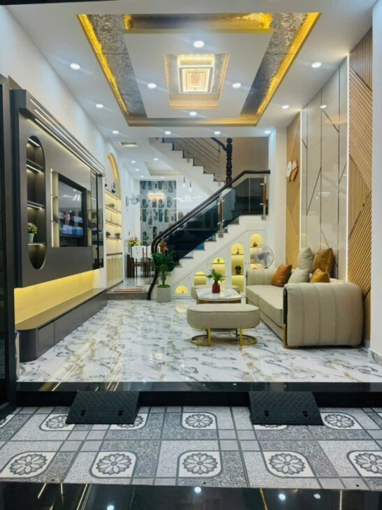 Ngay chợ Thạch Đà, Nhà 4 Tầng Gò Vấp P9, 44m2, OTO ngủ nhà, 4×12, Chỉ 8.45 Tỷ