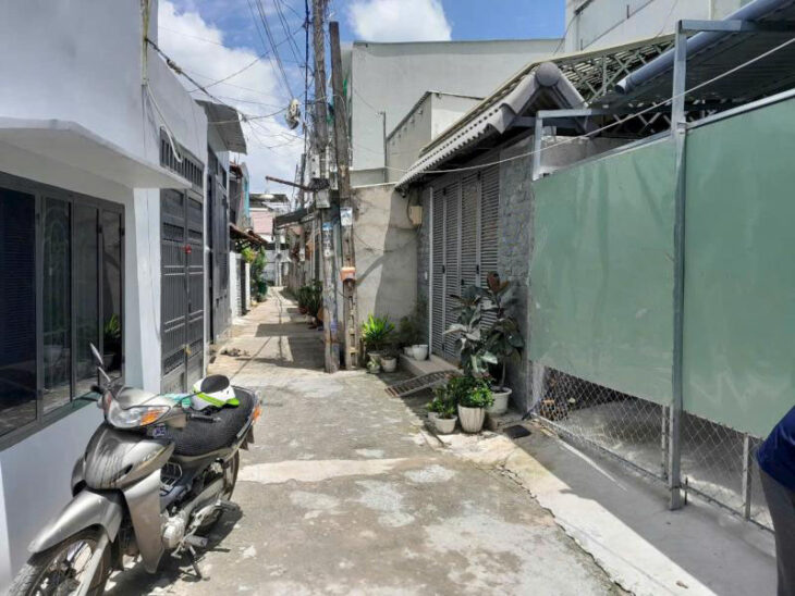 Nhà xưởng 116m2, Nở hậu, Lô góc – An Phú Đông 3 Q12