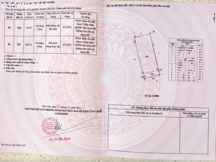 Bán đất mặt tiền đường Duyên Hải, xã Cần Giờ,TpHCM, DT 3 miếng đất 17.428,2 m2, Giá đầu tư