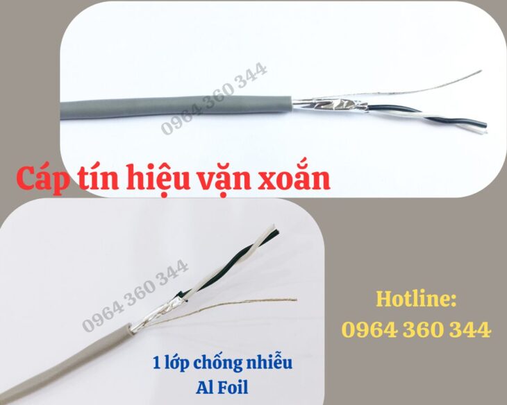 Cáp tín hiệu chống nhiễu vặn xoắn 18awg 1pair/2pair/3pair/4pair