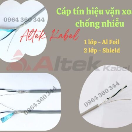 Cáp tín hiệu chống nhiễu vặn xoắn 18awg 1pair/2pair/3pair/4pair Cáp tín hiệu chống nhiễu vặn xoắn 18awg 1pair/2pair/3pair/4pair