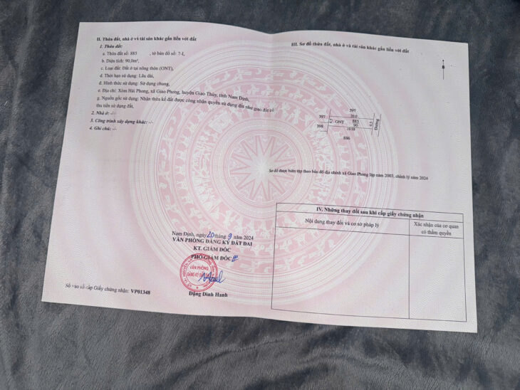 Đất nền Quất Lâm giá 1.6 tỷ – 100m2 gần biển, sổ đỏ riêng, tiềm năng tăng giá – Nguyễn Hùng BĐS –