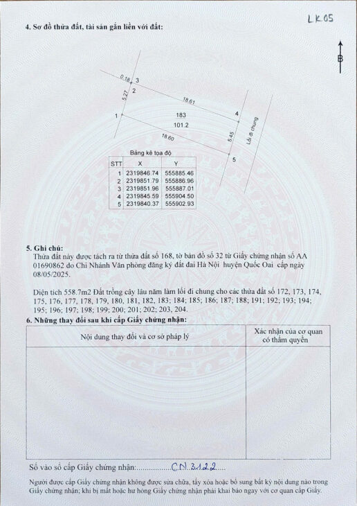 Cần bán đất nền Láng Hòa Lạc 100m2 giá 2.65 tỷ – sát trường FPT, dân cư đông đúc Nguyễn Hùng BĐS –