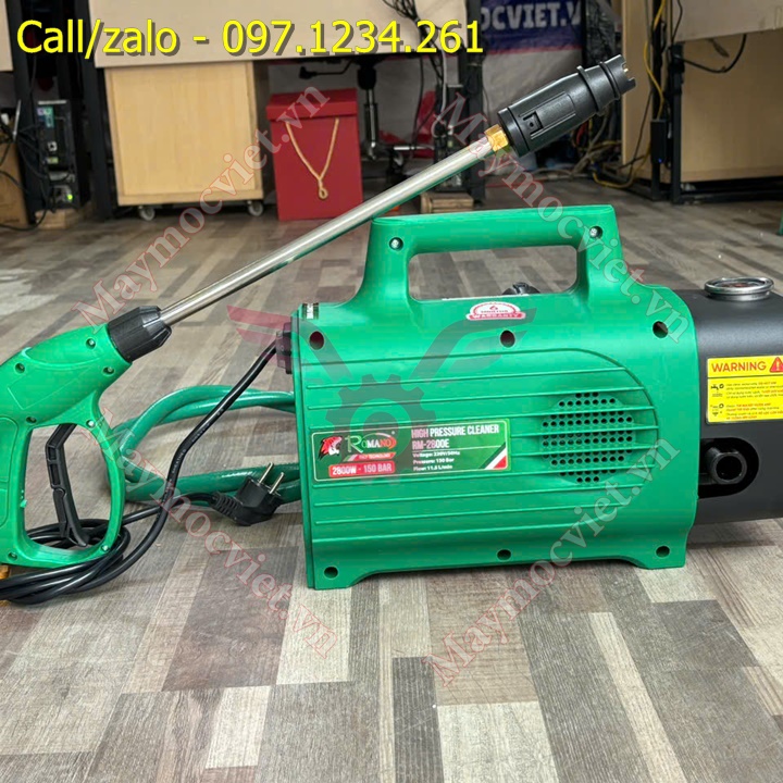 Máy rửa xe gia đình Romano 2800w RM 2800E giá rẻ