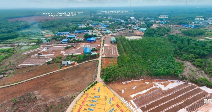 Bán đất Long Hà Phú Riềng, Bình Phước, Khu dân cư hiện hữu, Ngay 3 KCN lớn, 298 triệu 200m2 đất thổ