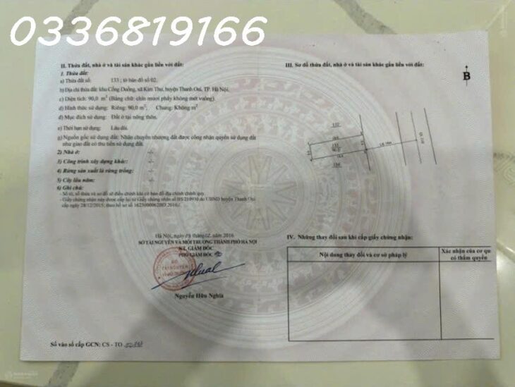 Bán nhà 2 tầng MT đường QL 21B, TT Kim Bài, Thanh Oai ,TP. Hà Nội, DT 90m2, giá 14,5 tỷ