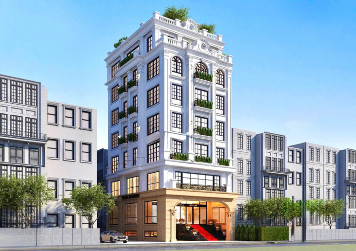 BÁN TÒA APARTMENT MẶT PHỐ DỊCH VỌNG HẬU – 330M² x 10 TẦNG – MT 10M – DÒNG TIỀN 300TR/TH