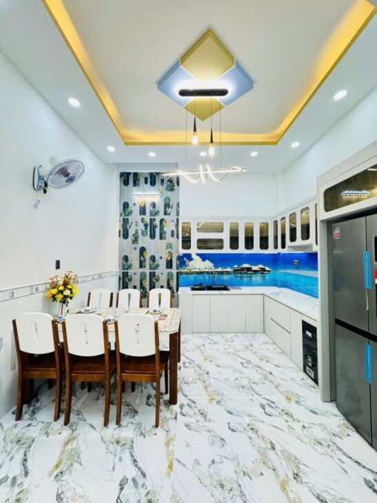 Ngay chợ Thạch Đà, Nhà 4 Tầng Gò Vấp P9, 44m2, OTO ngủ nhà, 4×12, Chỉ 8.45 Tỷ