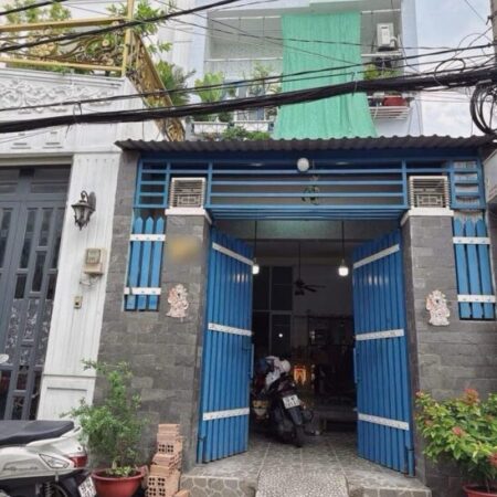 NHÀ MẶT TIỀN KINH DOANH GẦN GÒ XOÀI – 64M2 – ĐƯỜNG 7M XE TẢI – NHÀ ĐẸP GIÁ TỐT